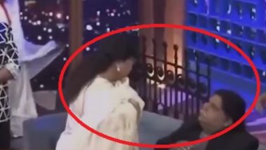 पाकिस्तानी गायिका शाजिया मंजूर हिने लाईव्ह टीव्ही शोमध्ये शेरी नन्हाला थप्पड मारली; Video Viral